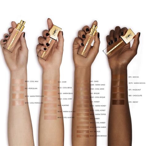 ysl touche eclat le teint liquid foundation|ysl touche eclat foundation shades.